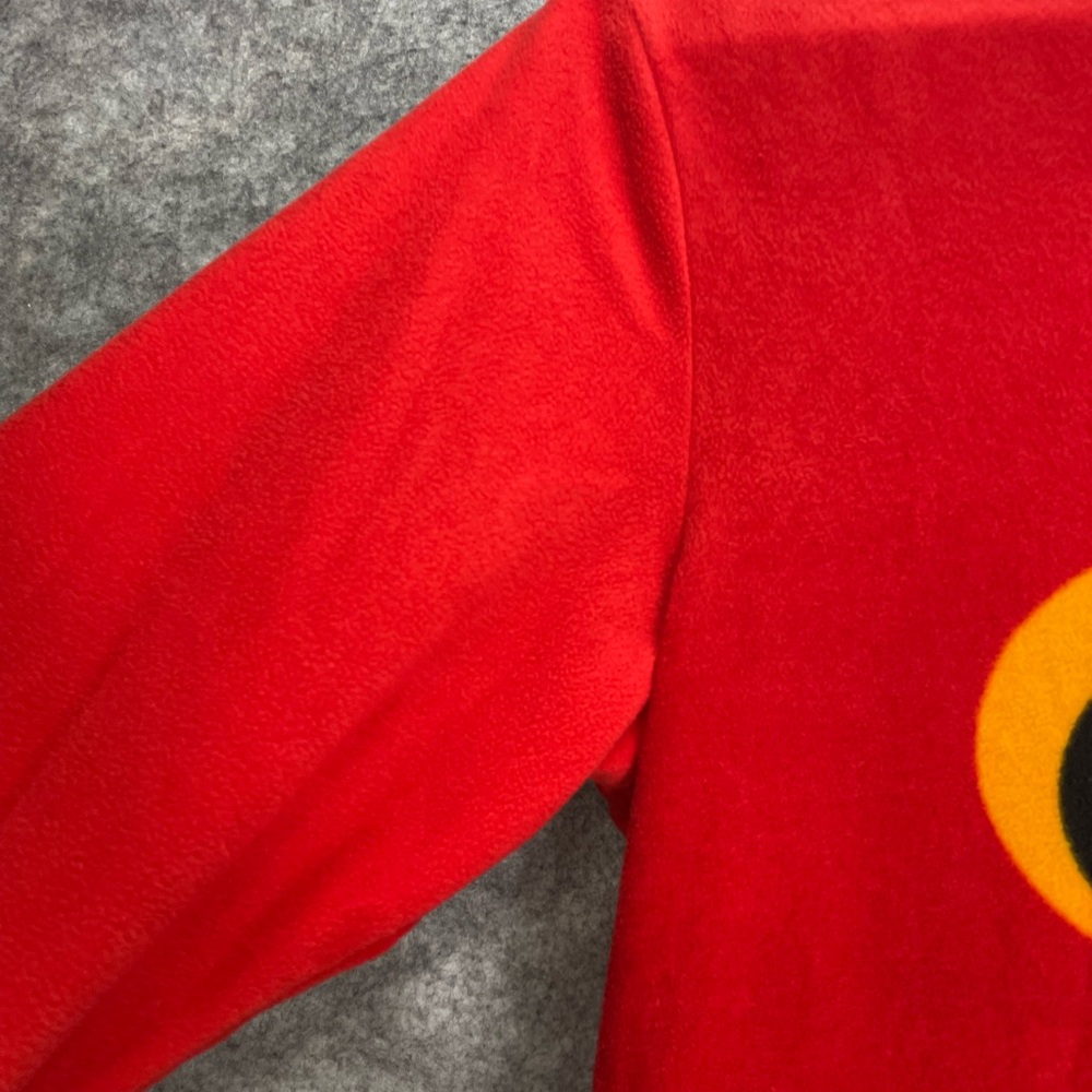 Disney Pixar Mr. Incredibles Union Suit One Piece Zip Fleece Pajamas Costume L - Picture 4 of 9